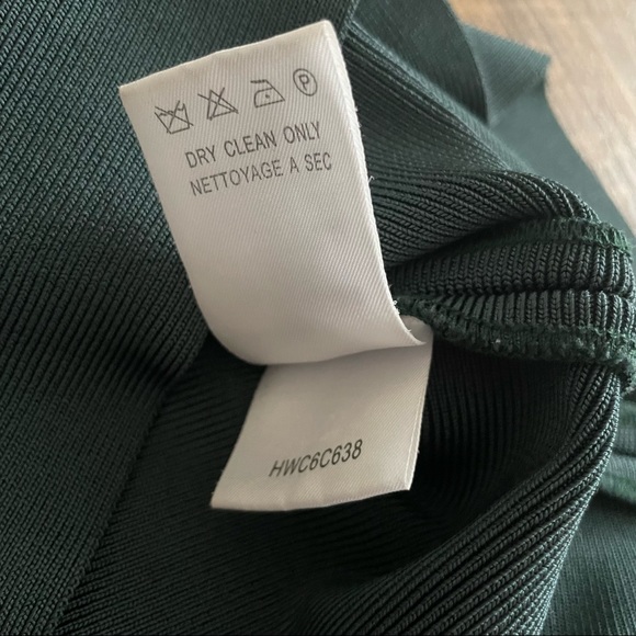 Herve Leger Bodycon Rose one shoulder Bandage dress Fitted size medium - Picture 7 of 11